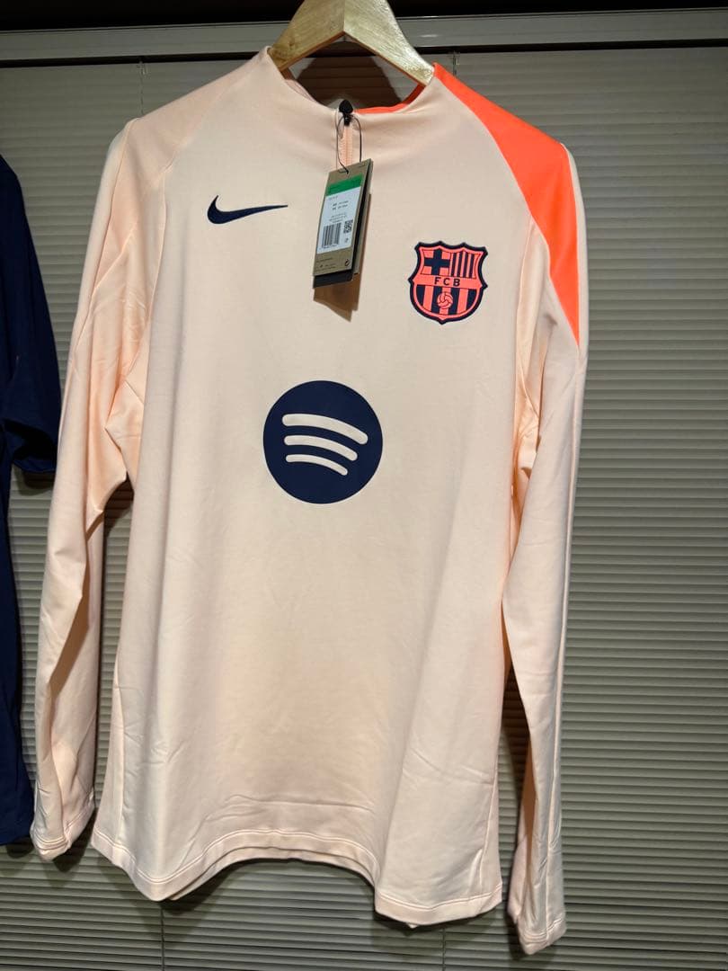 ナイキ　バルセロナ　ドリルトップ　セットアップ　半袖プラクティスシャツ　3セット