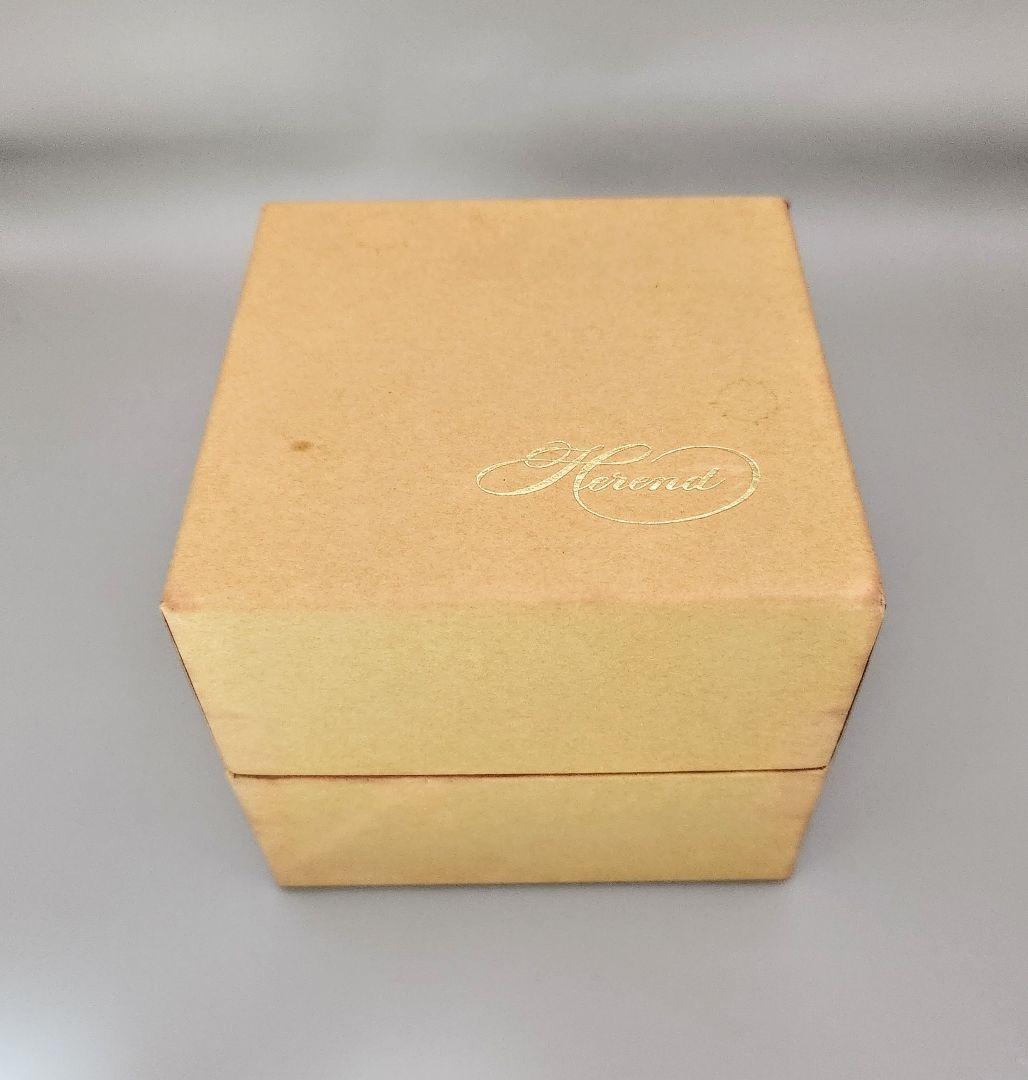 ヘレンドHEREND【未使用箱入り】《アポニーグリーンボンボニエール》〘摘み鳥〙