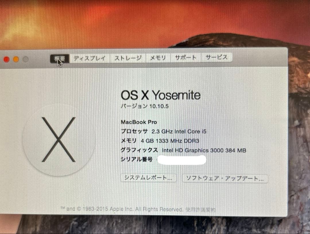 MacBook Pro 13インチ