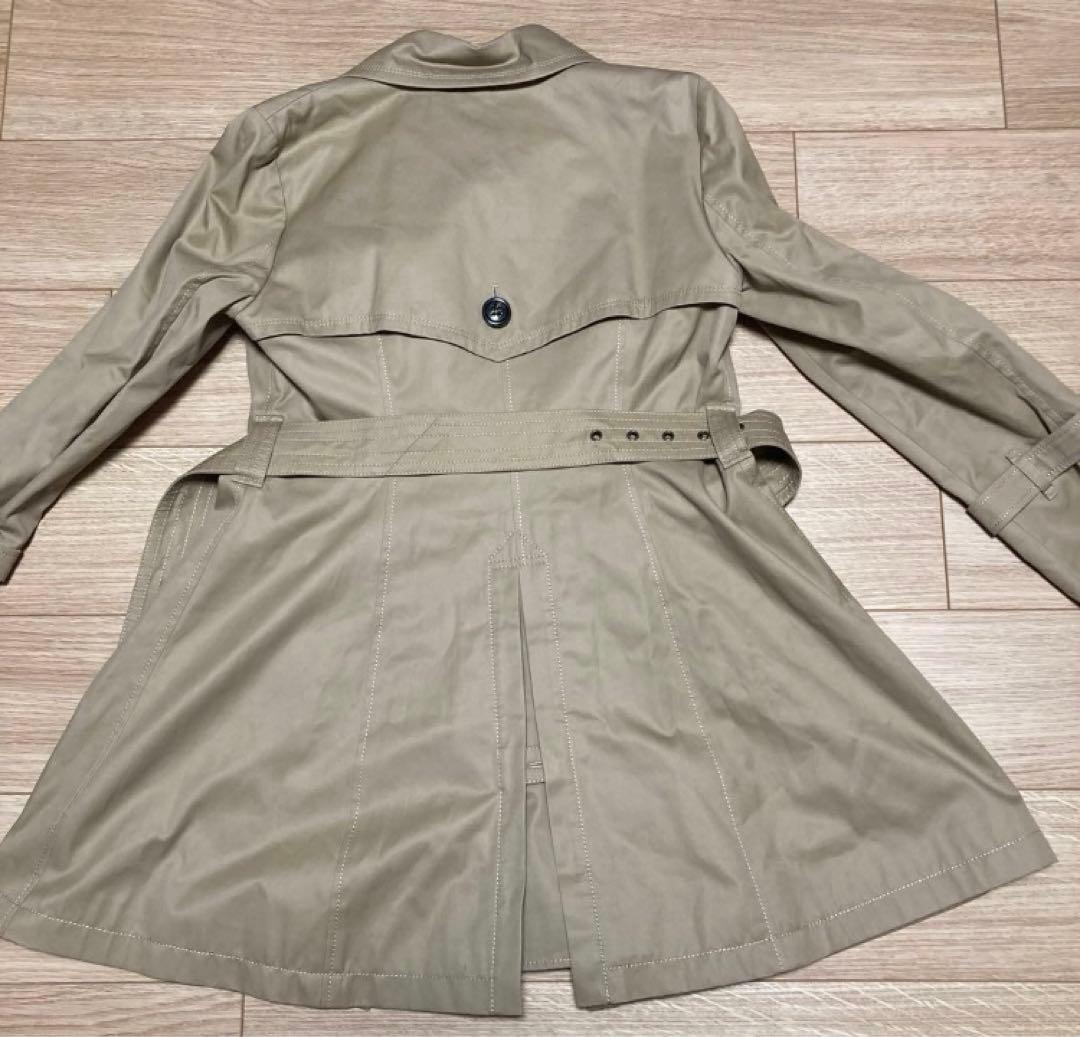 【試着のみ】バーバリーブルーレーベル(ベルト付き)トレンチコート【サイズ40】