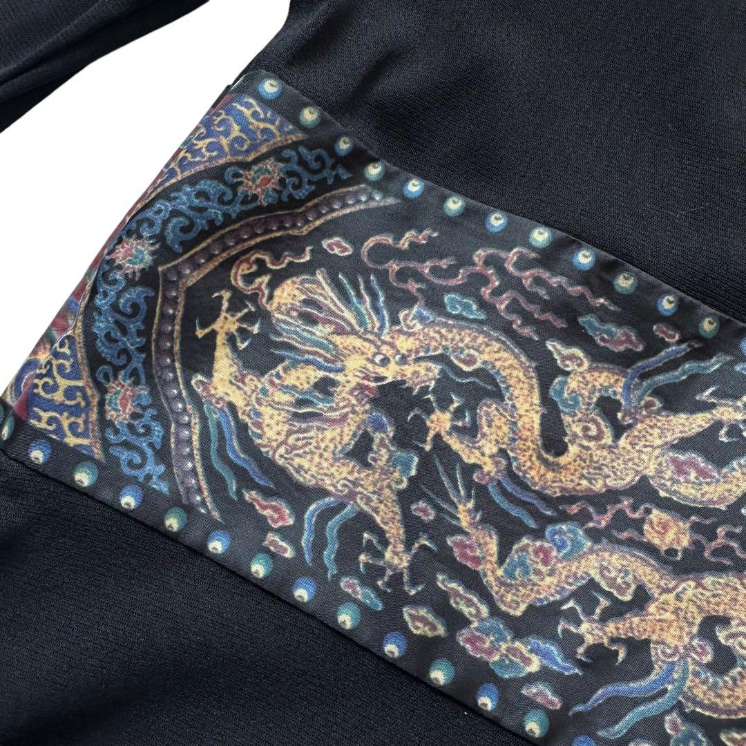 VIVIENNE TAM パワーネットトップス フレア袖 透け感 ドラゴン 龍