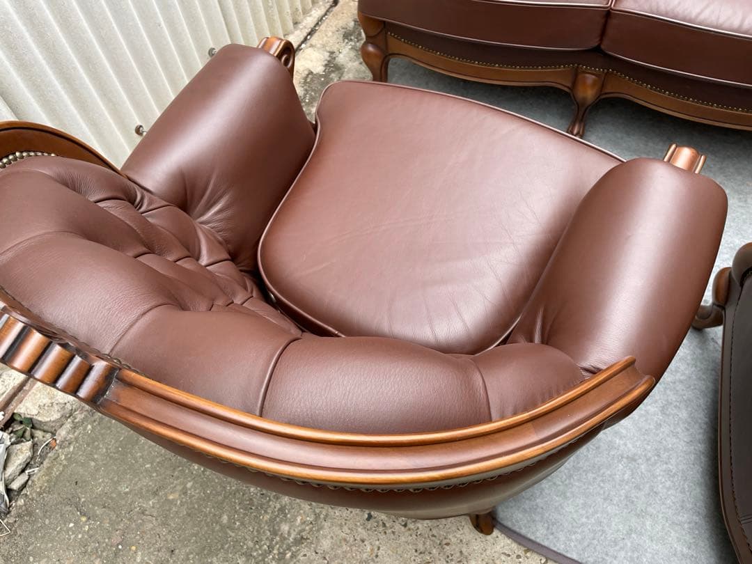 近隣配達可能　美品　カリモク　ドマーニ　ルイ15 ソファセット