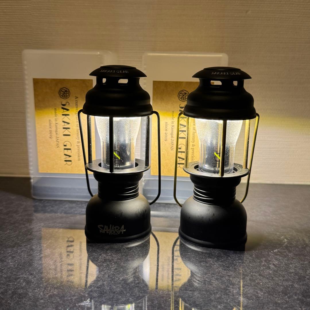 名もなきランタン2種 ゴールゼロ・専用ケース付 ランタンシェード