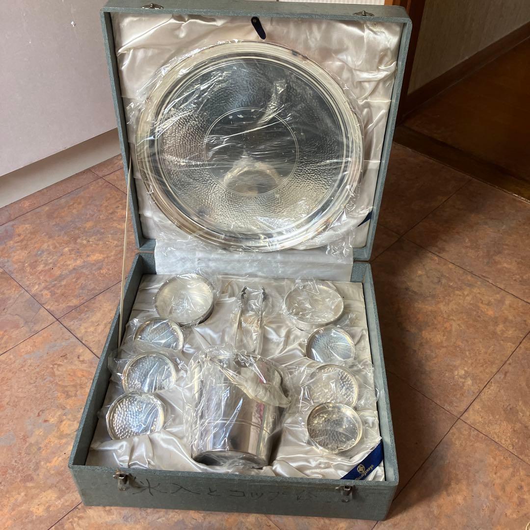 新品　松坂屋の氷用銀食器セット