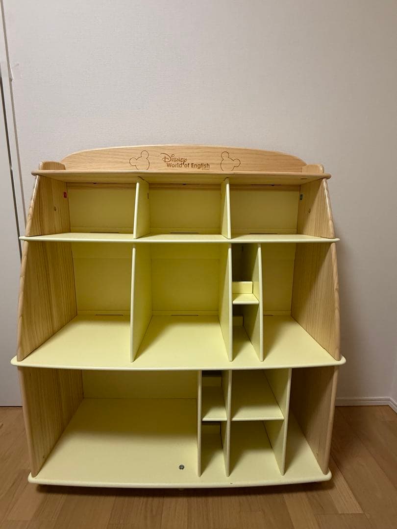 DWE ディズニーワールドオブイングリッシュ　収納棚　本棚