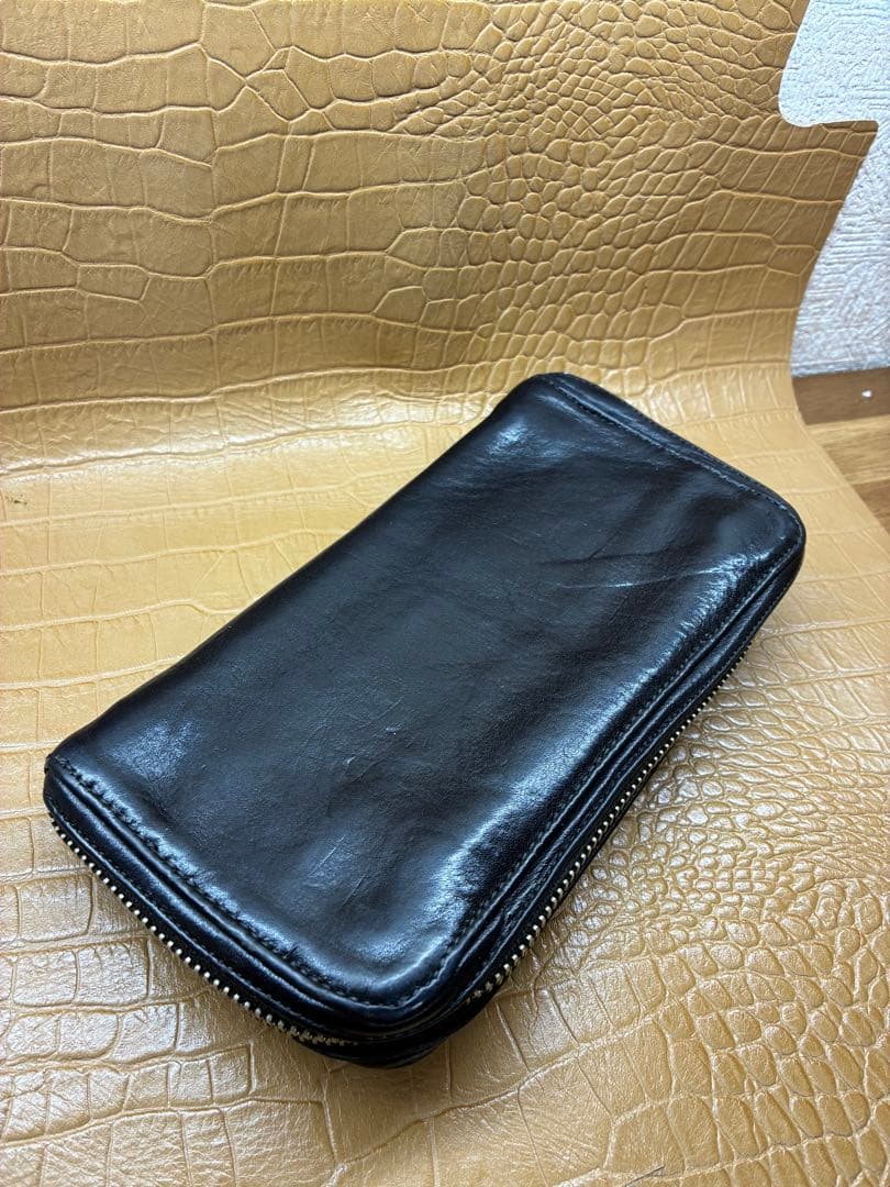 正規品 クロムハーツ財布 3セメタリー ダガー無し スライダー新品交換済み