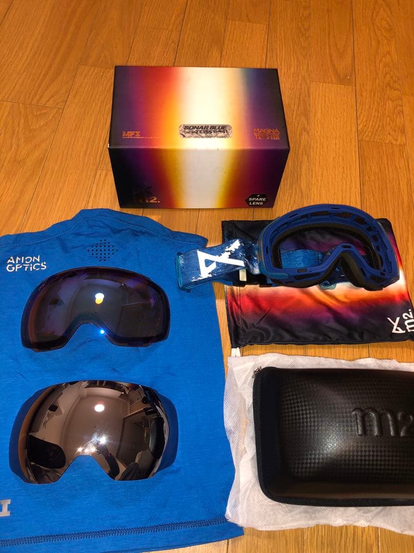ANON m2 ゴーグル 青　アノン