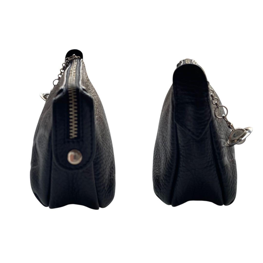 美品 ヴィヴィアンウエストウッド レザー ポーチ オーブ 廃盤モデル