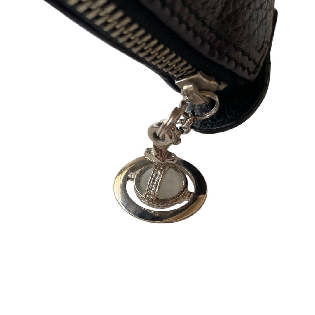 美品 ヴィヴィアンウエストウッド レザー ポーチ オーブ 廃盤モデル