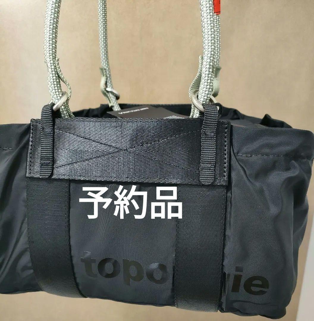 topologie トポロジー サミット ダッフル スモール 黒　ミニボストン