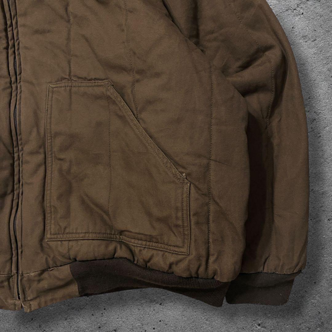 リアルツリーアクティブジャケット2XLリバーシブルブラウン中綿パーカーストリート