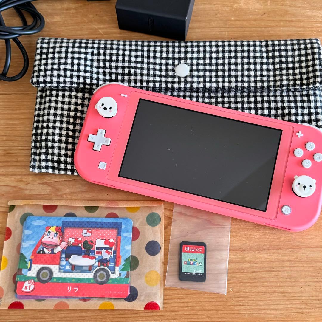 Nintendo Switch Lite ピンク あつ森ソフト　その他