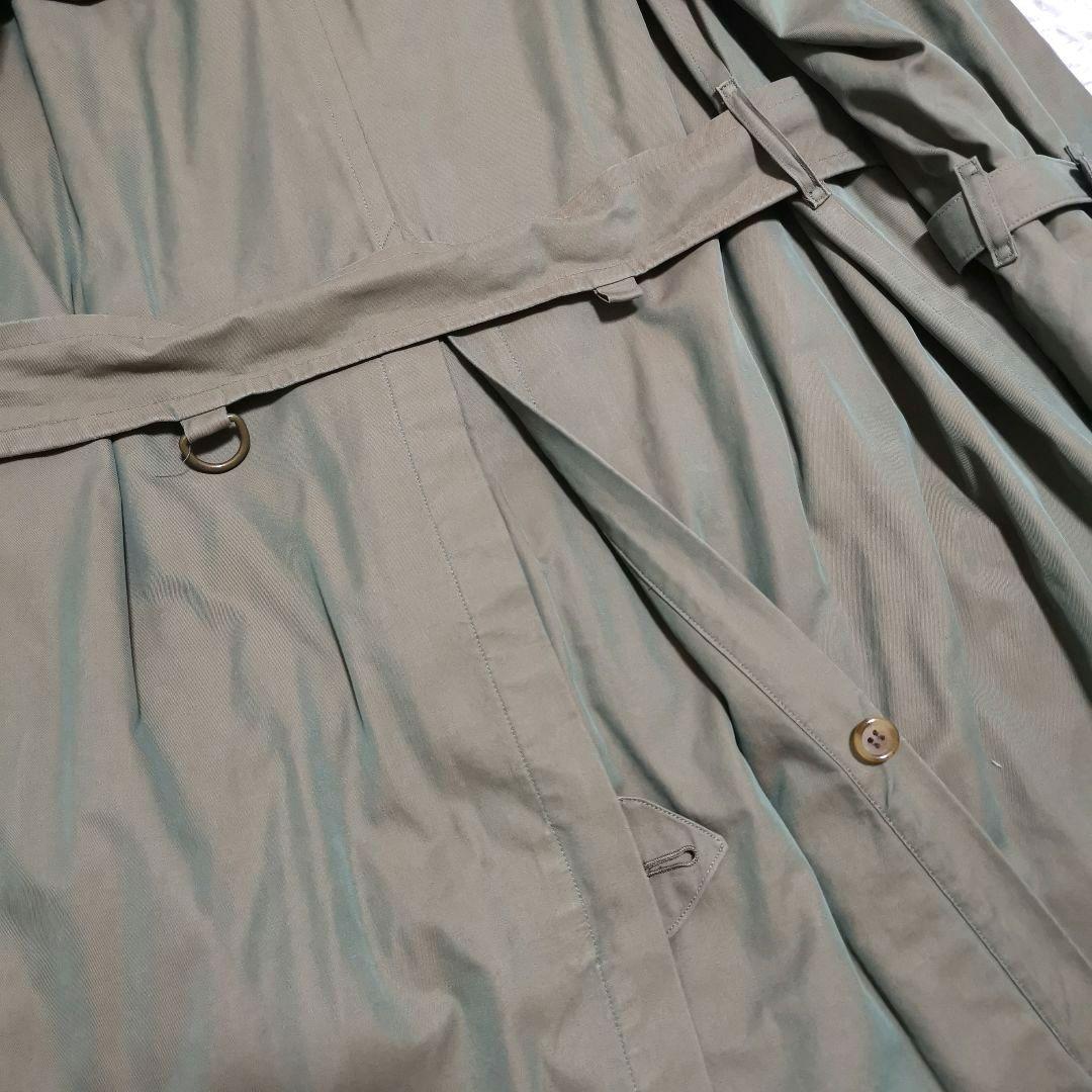 英国製 バーバリー トレンチコート ノバチェック 人気色 玉虫 着丈113