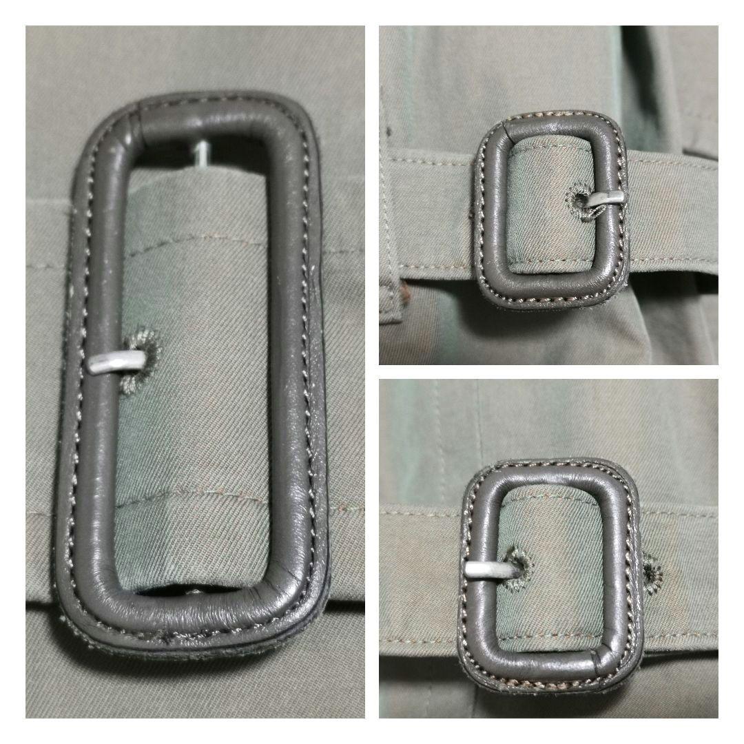 英国製 バーバリー トレンチコート ノバチェック 人気色 玉虫 着丈113