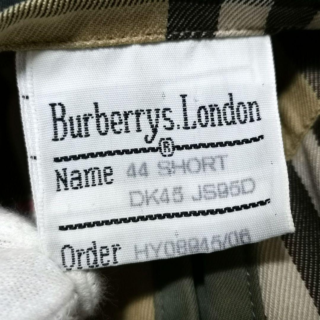 英国製 バーバリー トレンチコート ノバチェック 人気色 玉虫 着丈113