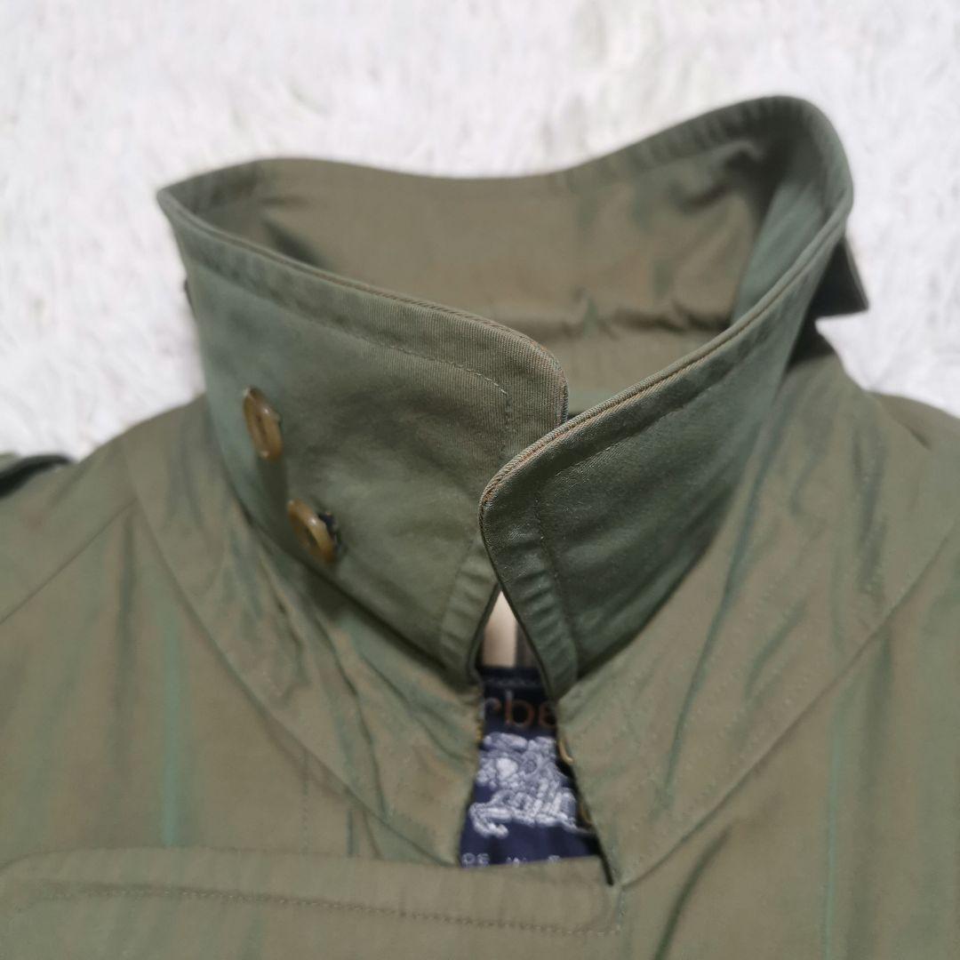 英国製 バーバリー トレンチコート ノバチェック 人気色 玉虫 着丈113