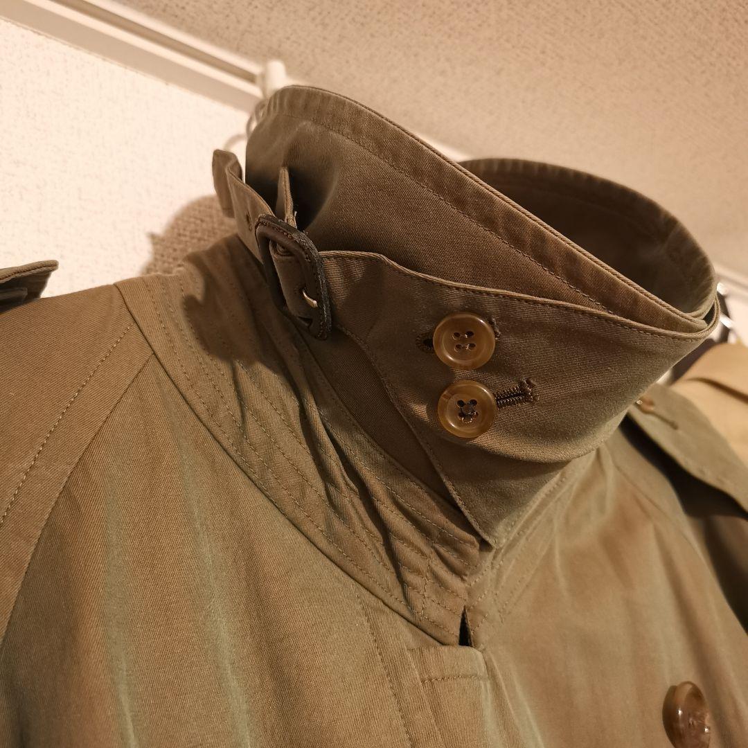 英国製 バーバリー トレンチコート ノバチェック 人気色 玉虫 着丈113