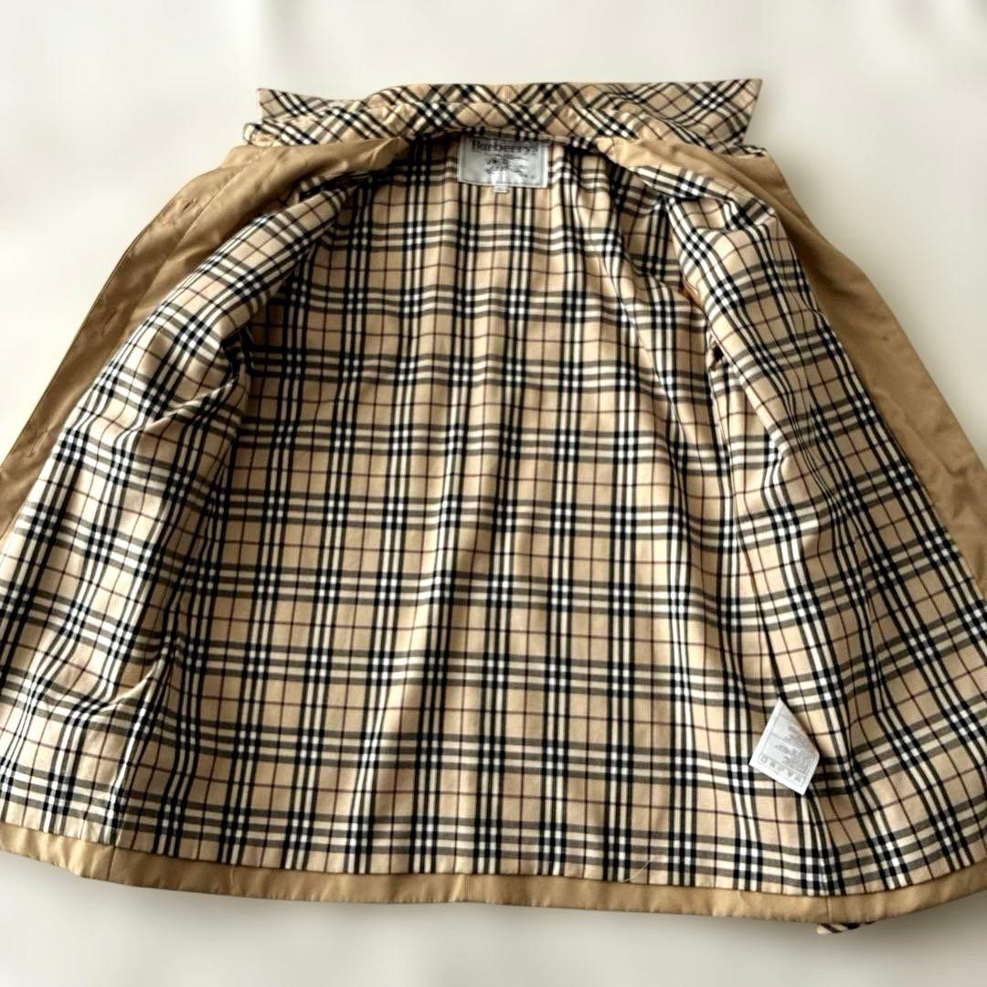 Burberry's バーバリーズ 洗える ナイロン コート ノバチェック 刺繍