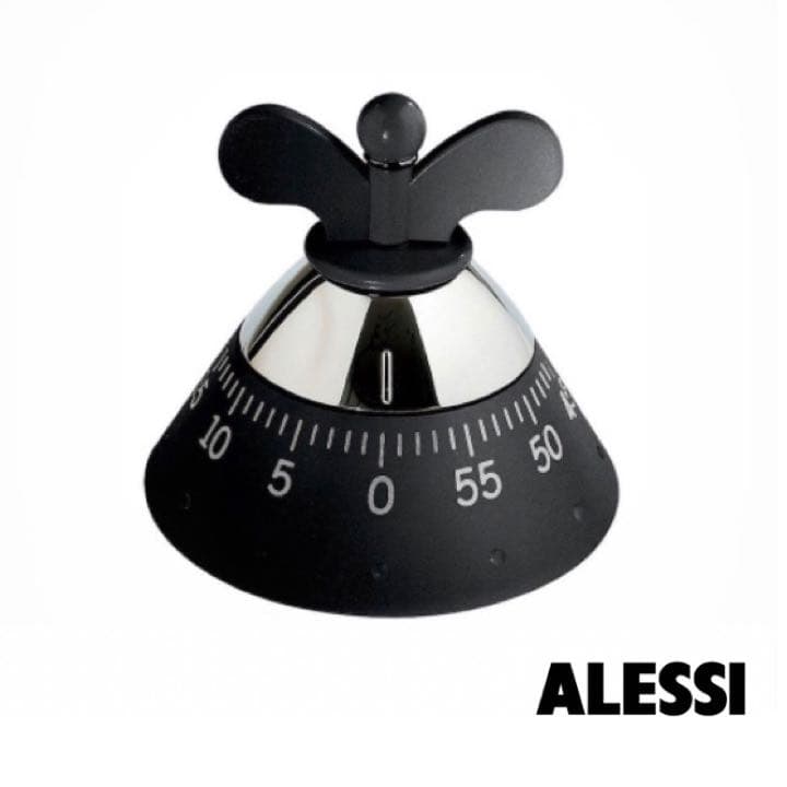 ⭐️ ALESSI アレッシィ キッチンタイマー ブラック