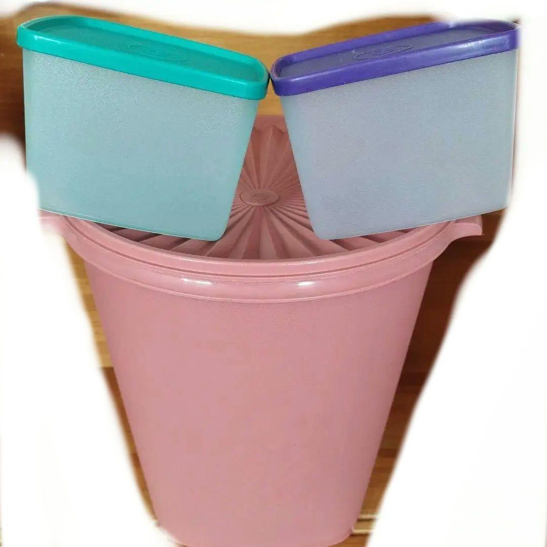 未使用　タッパーウェア　マキシクィーンデコレーター1個 タッパー2個 セット