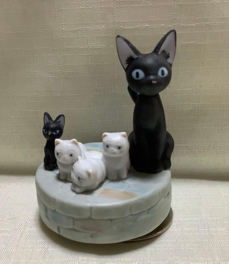 ［廃盤品・レア］ジブリ　魔女の宅急便のジジ一家　ジジと子猫たち　オルゴール