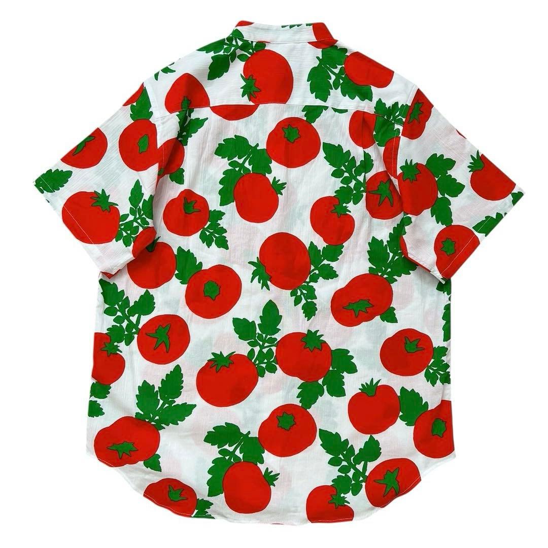 SOU・SOU　ソウソウ　高島縮 20/20 半袖シャツ　トマト　M