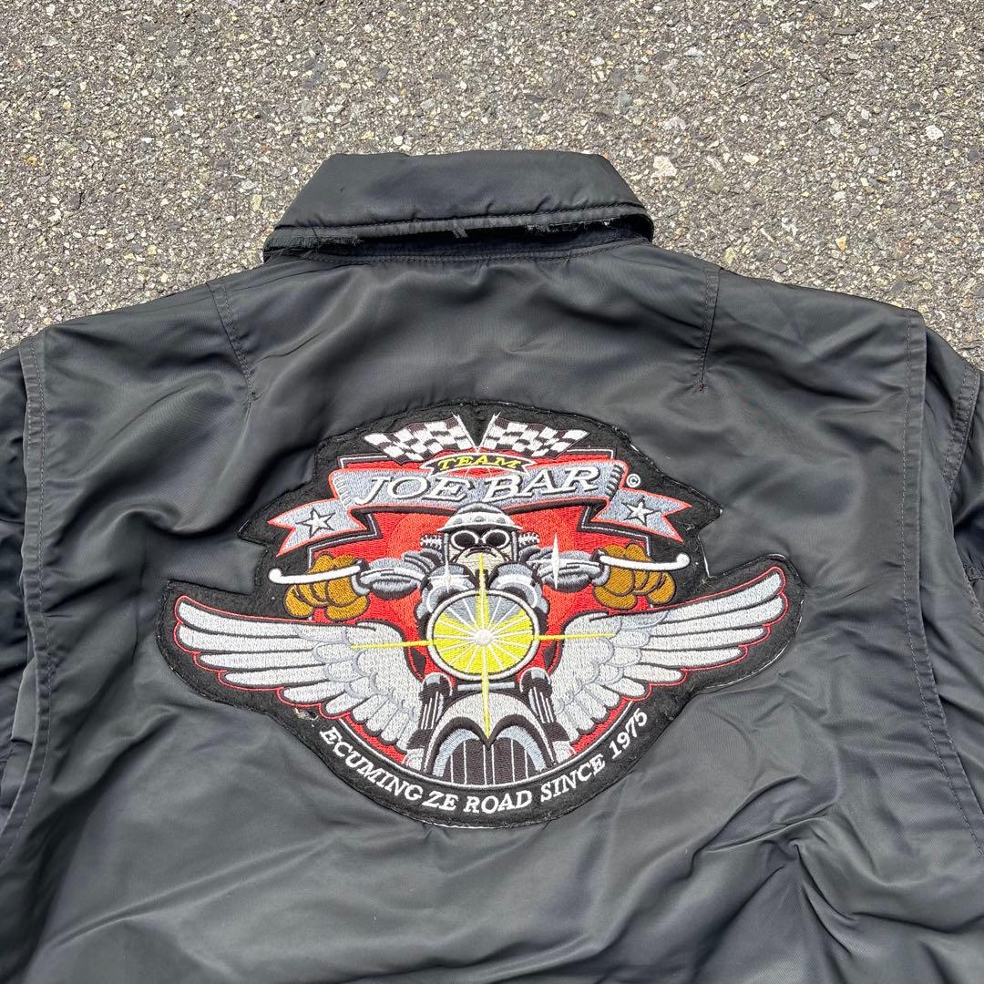 90s Schott CWU-R フライトジャケット ブラック MA-1 名作