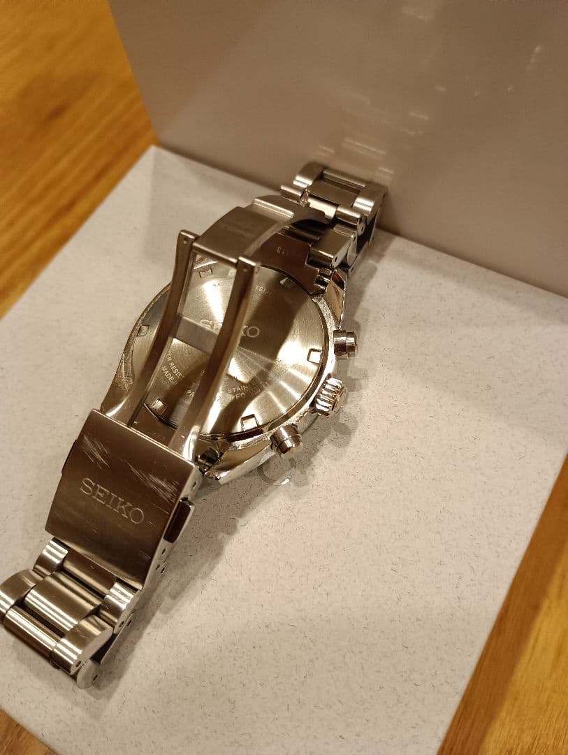 SEIKO クロノグラフ 時計 シルバー