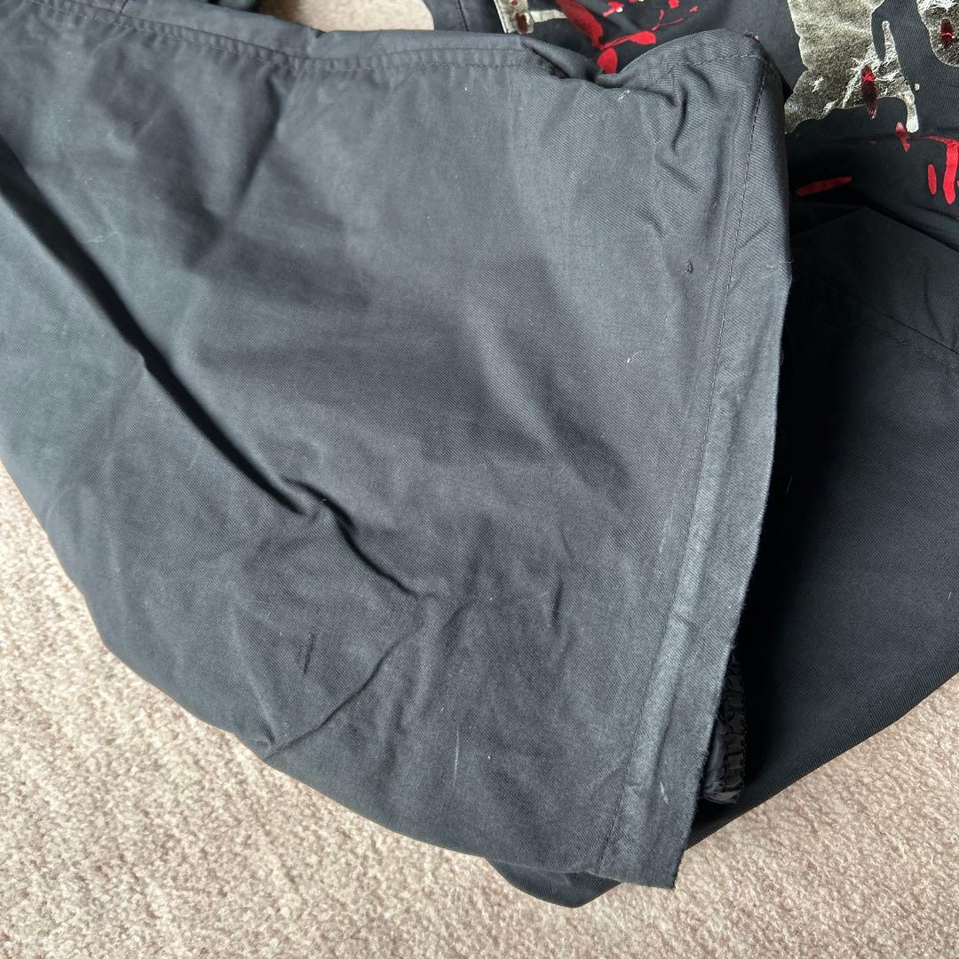テックナイン TECHNINEスノーボードパンツ 黒/赤 XL