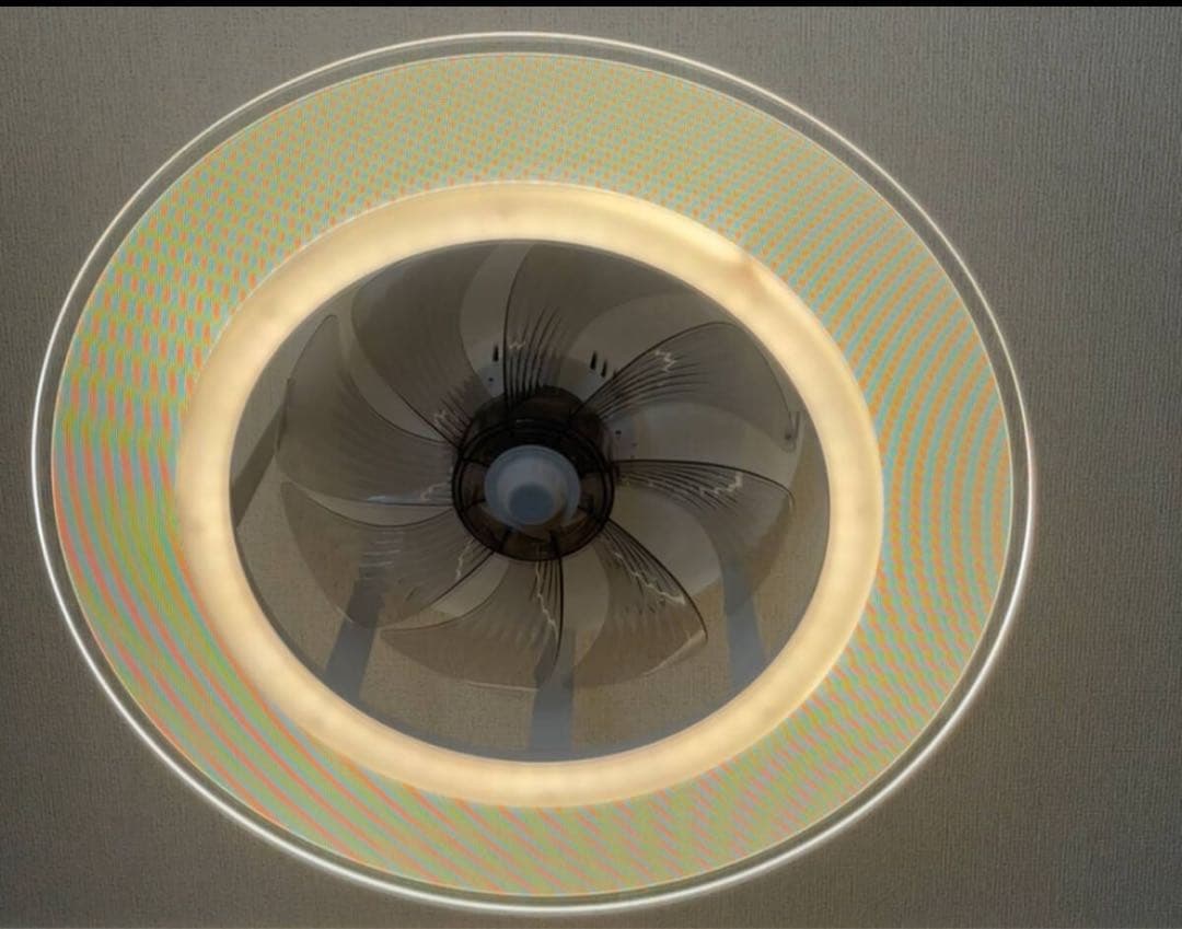 シーリングライト　ファン　　12畳 サーキュレーター　ほぼ新品