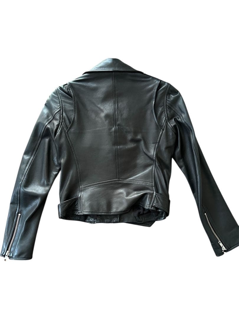 スピックアンドスパン ライダースジャケット 本革(羊) サイズ38