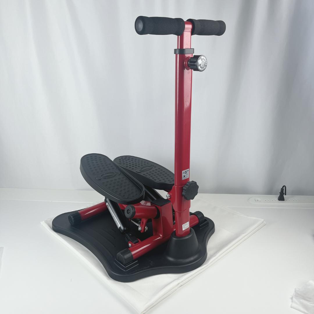 美品☘️ ショップジャパン　健康ステッパー　ナイスデイ　ハンドル付　レッド