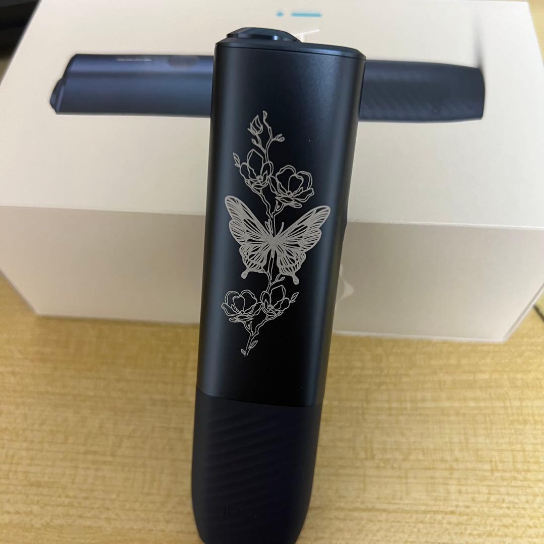 蝶々加工　iQOS ILUMA i ONE ブラック　アイコス イルマ イ　ワン