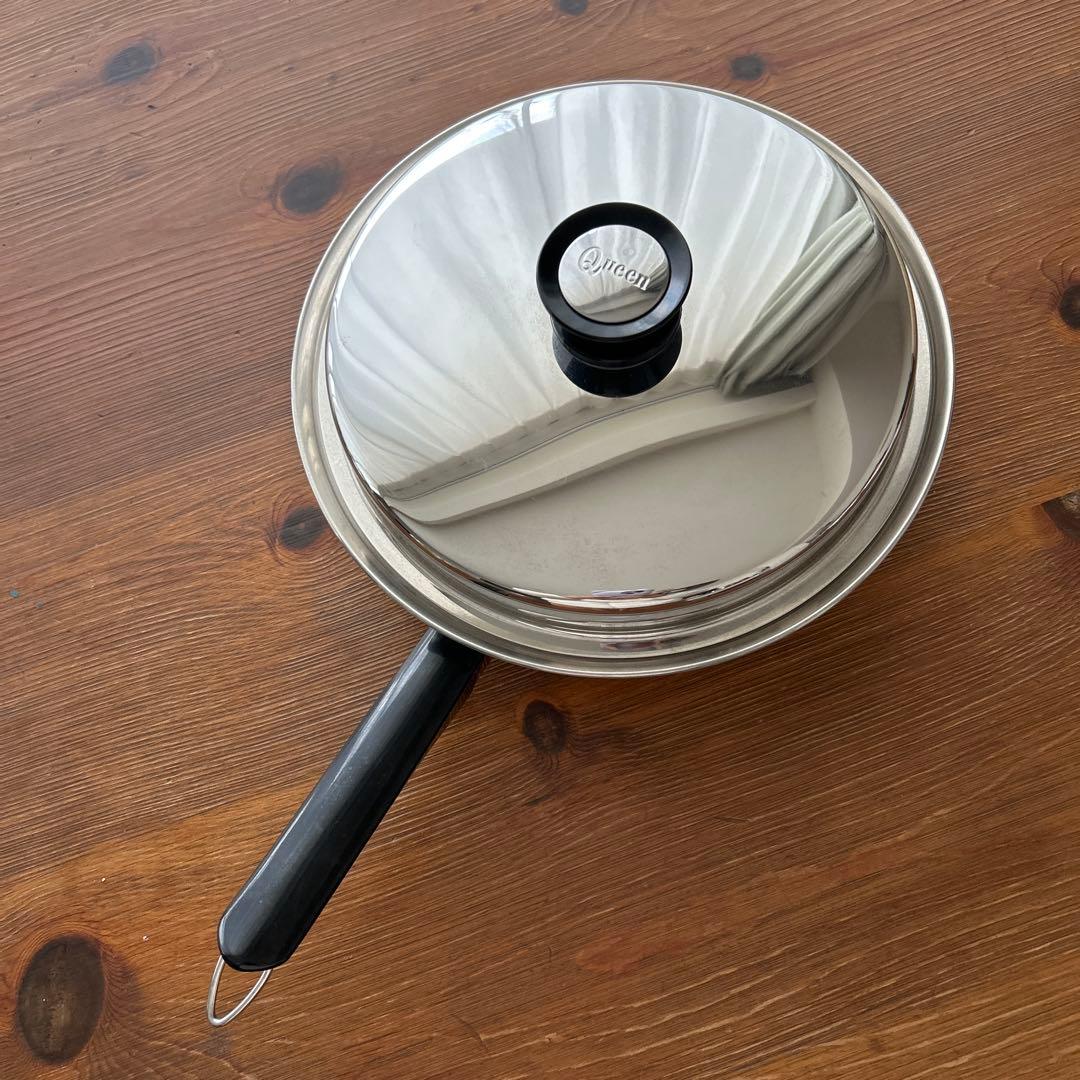 Queen 一度使用美品 アムウェイ 片手鍋 フライパン 大　鍋 24cm