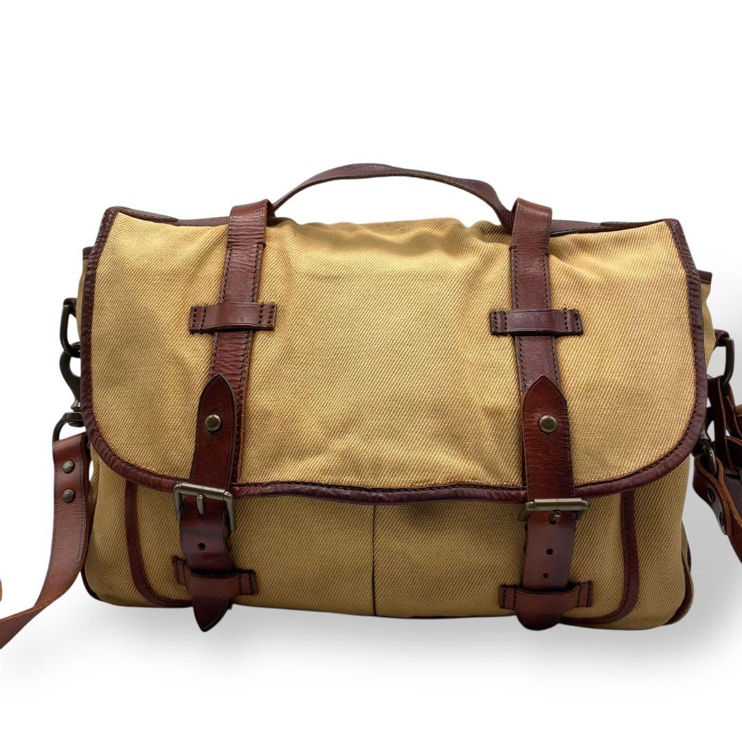 バッグ Polo Ralph Lauren Canvas Leather Bag
