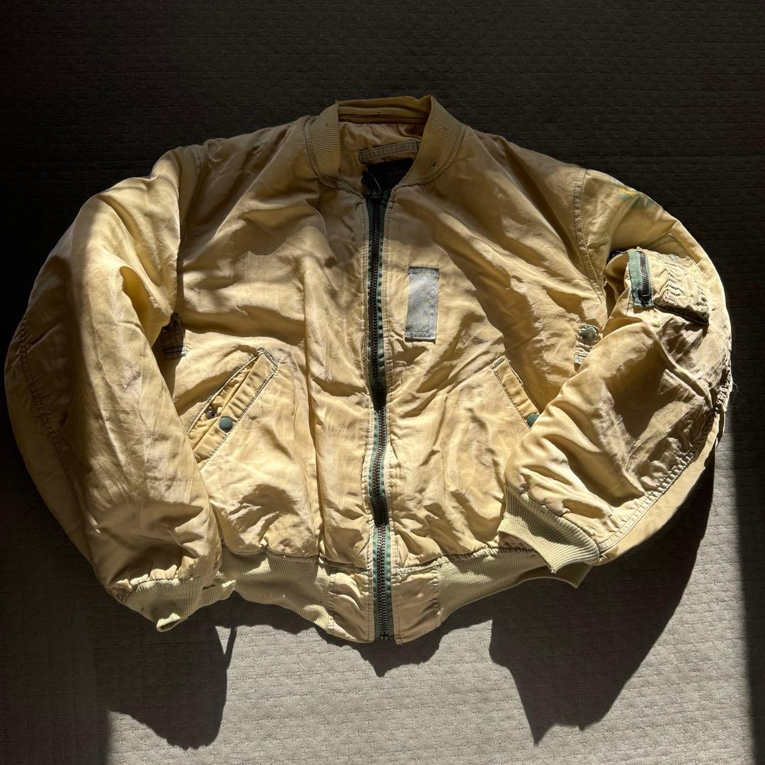 anytee購入品 bleach MA-1 フライトジャケット X-LARGE