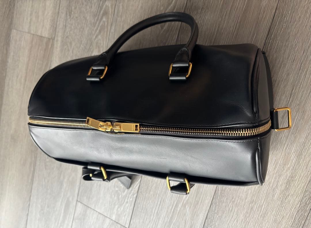 サンローラン・パリ ダッフル6 2way バッグ 黒 エディ期