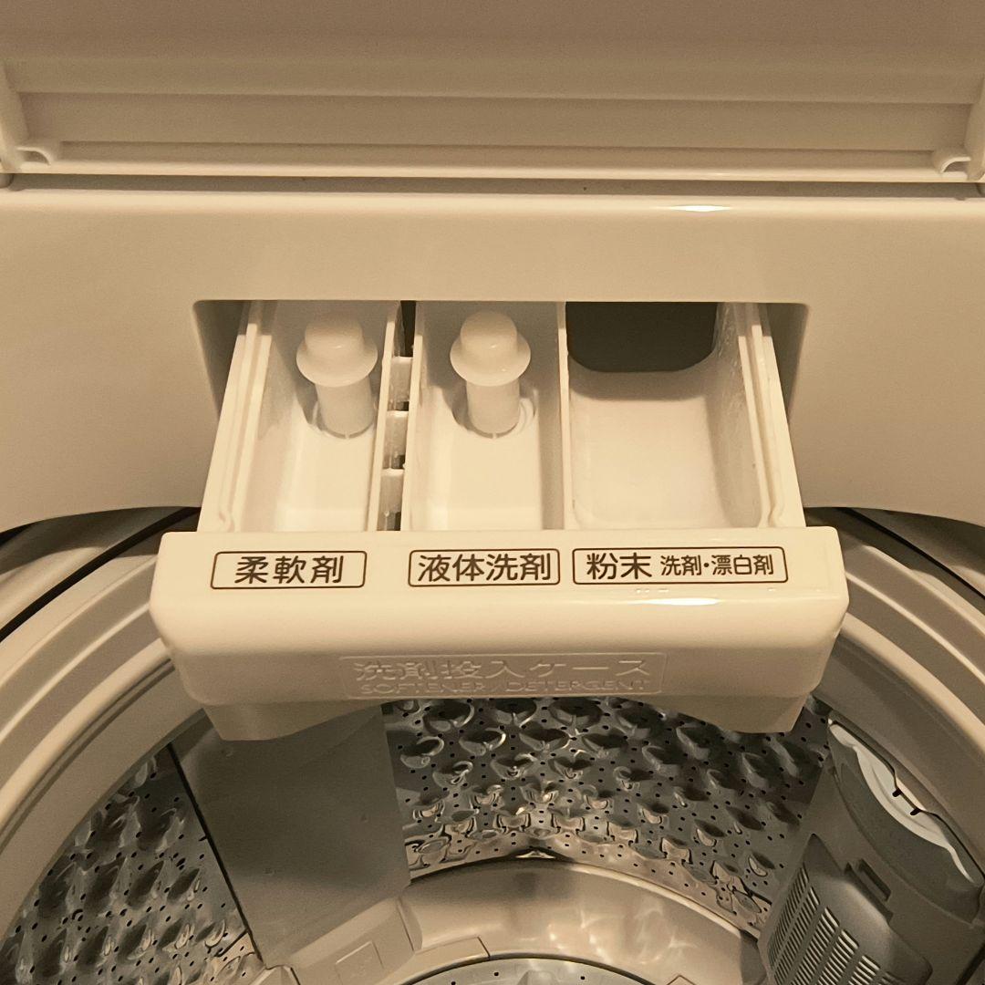 TOSHIBA 縦型洗濯機 本体 ホワイト