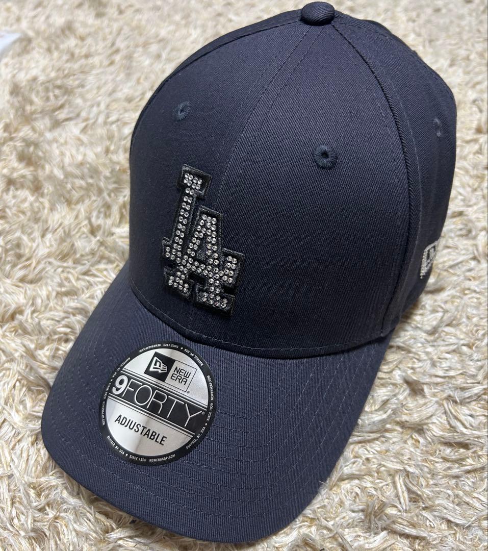 9FORTY Rhinestone ロサンゼルス・ドジャース グラファイト