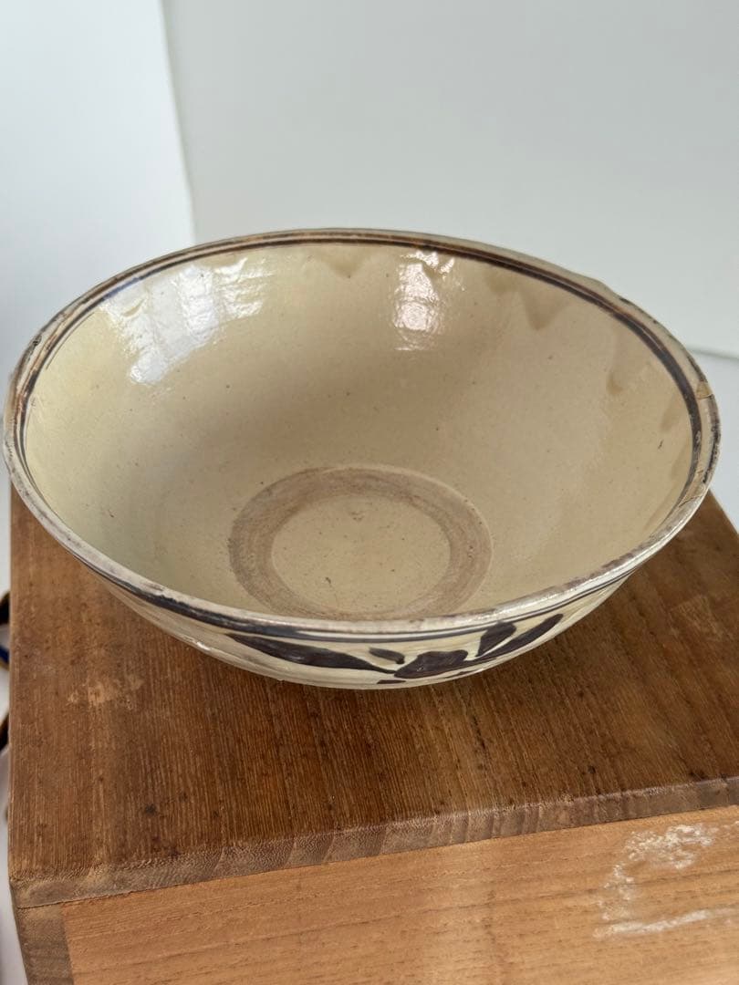 中国明磁州窯黒釉茶碗　直径約16.2㎝