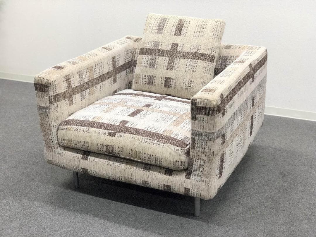 ■moooi■ブティックシングル 　1Pソファ　チェック柄　マルセル・ワンダース