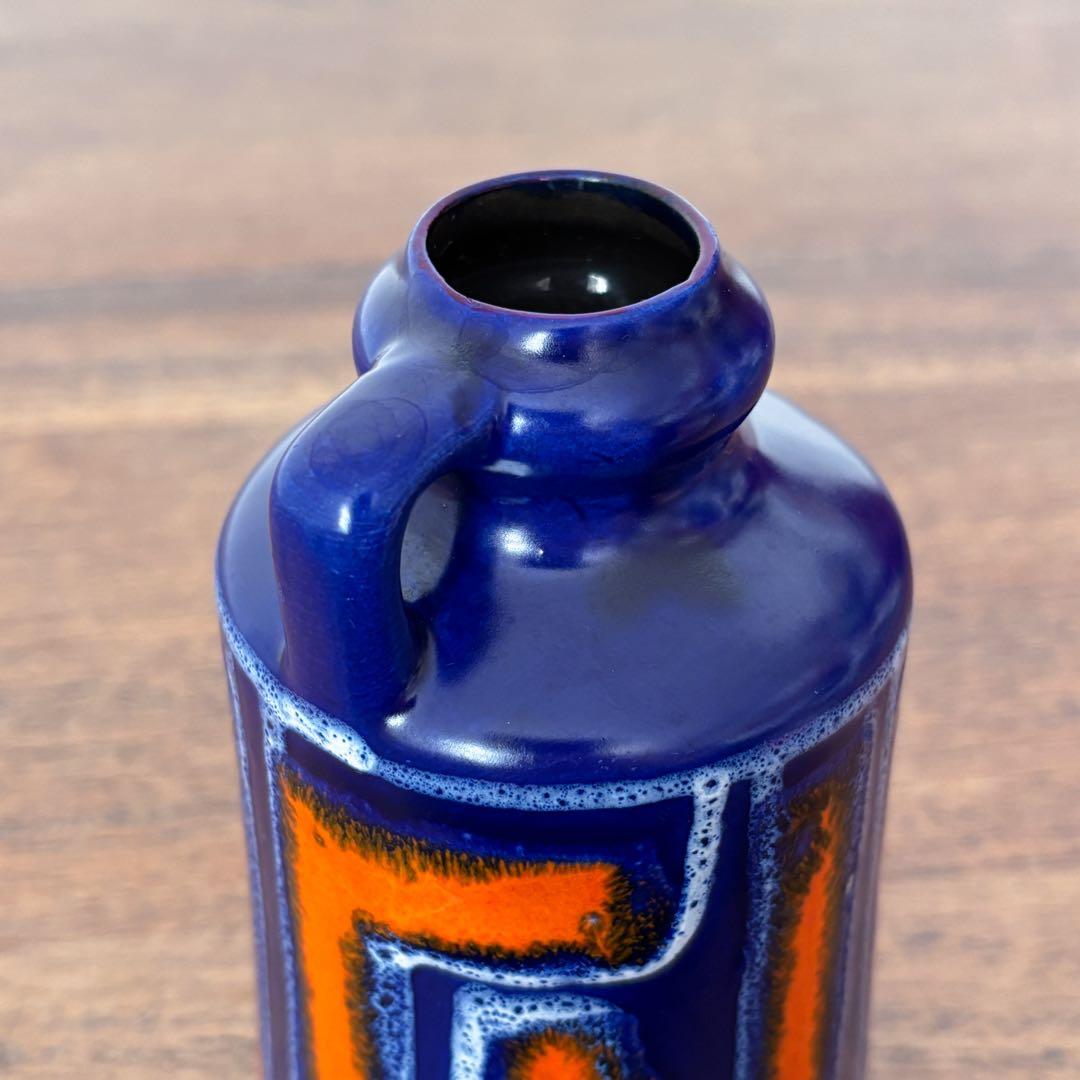 【東ドイツ Strehlaの花瓶】Fat lavaミッドセンチュリー 406