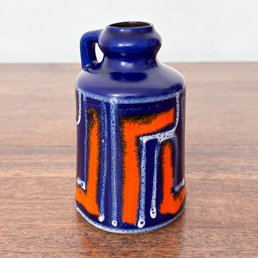 【東ドイツ Strehlaの花瓶】Fat lavaミッドセンチュリー 406