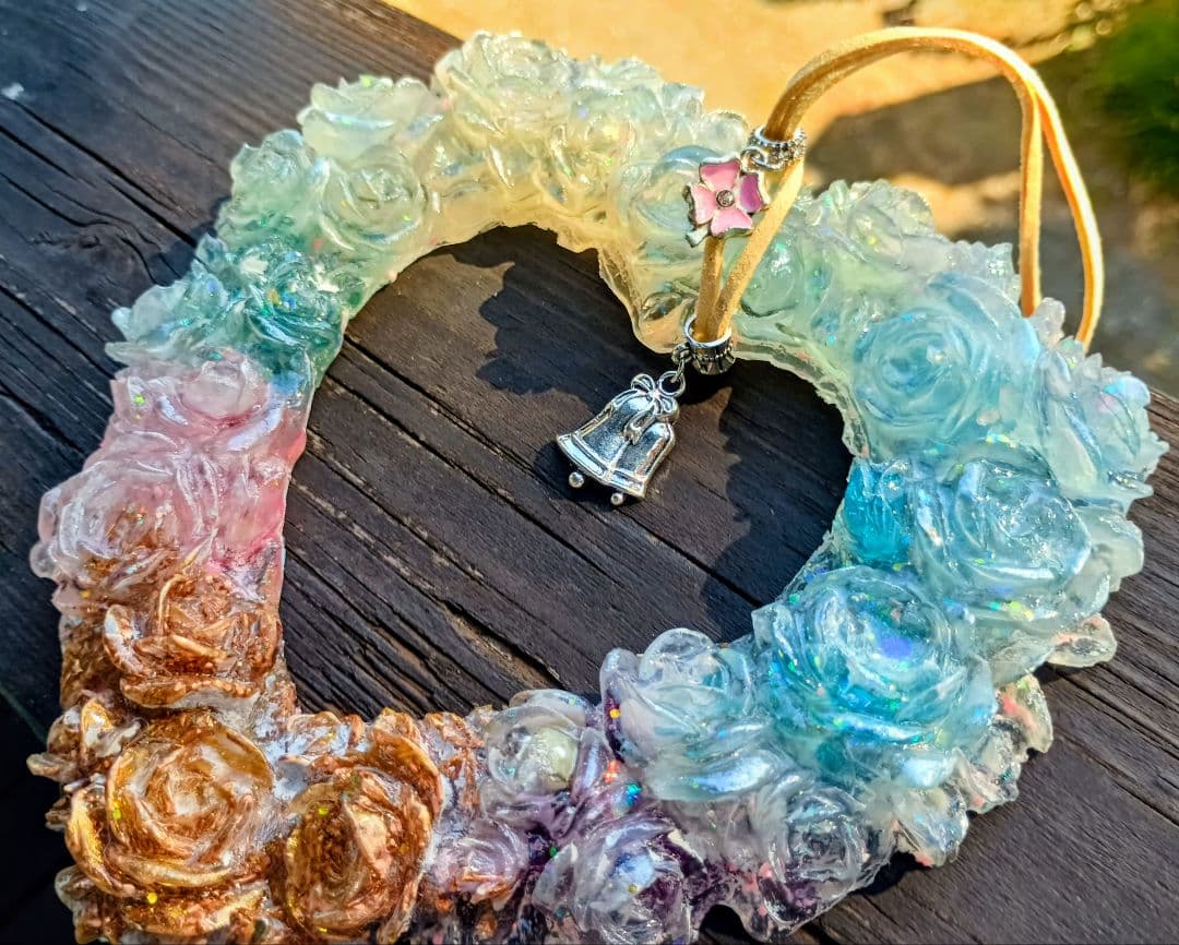ROSE❀ハート型のリース❀オルゴナイト♥容音さま♥専用です