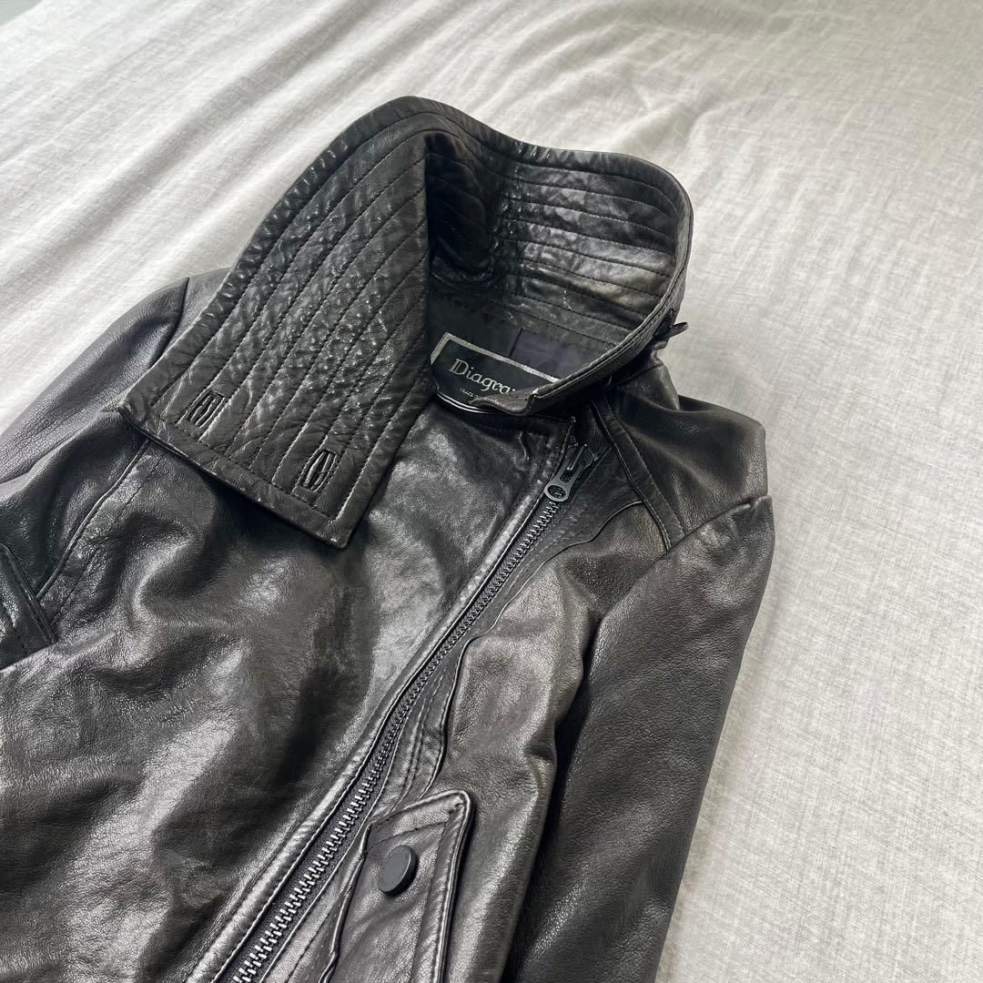 ジャケット・アウター UNKNOWN leather jacket