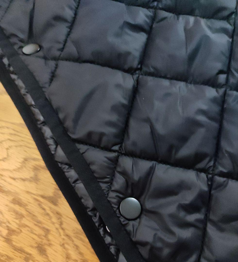 美品✨ZARA ブラック キルティングダウンベスト ポンチョ