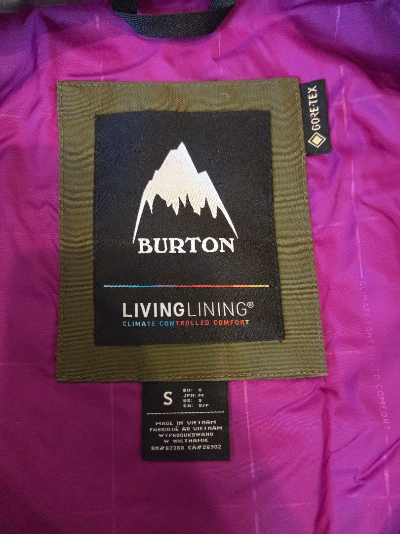 スノーボード ウェア＋ゴーグル＋ヘルム他 BURTON ANON ウェアセット