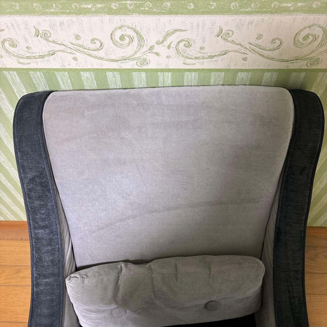 最終価格‼︎ Francfrancフランフラン ピルティ 1人掛けソファ グレー