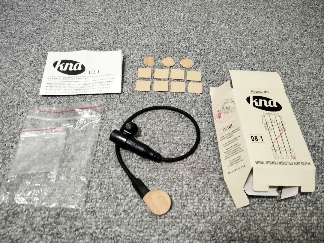 コントラバス ウッドベース ピックアップ kna db-1 ピエゾ マイク 中古