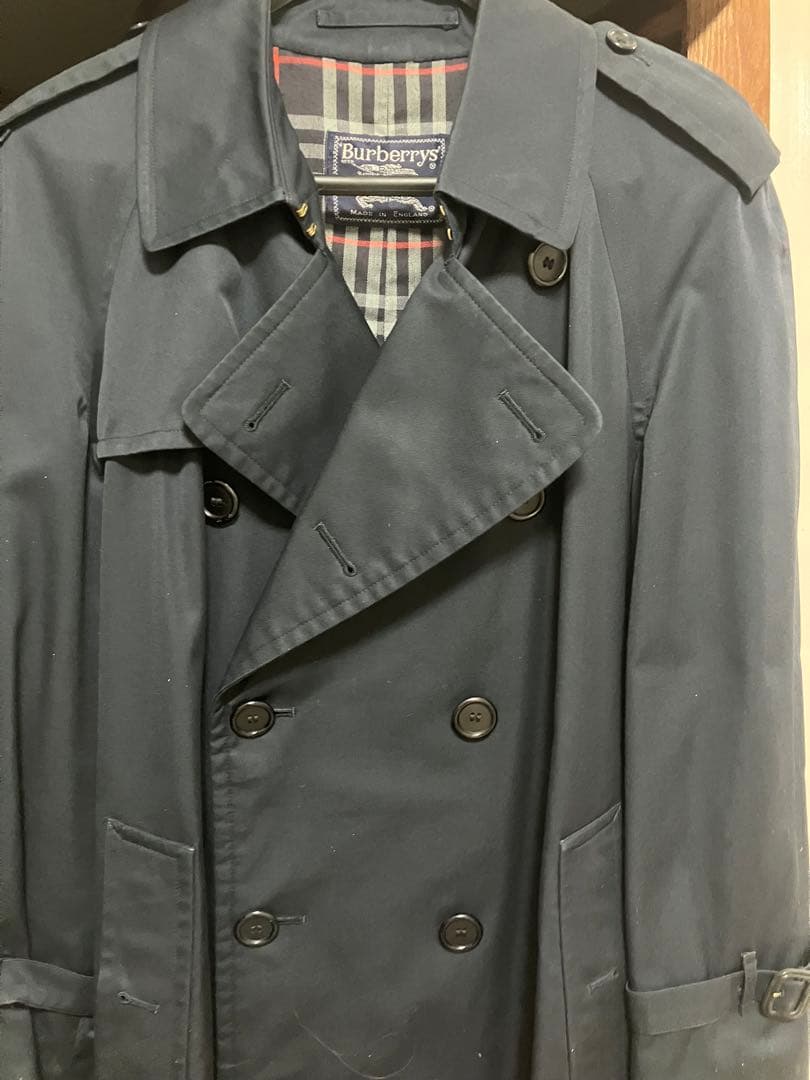 Burberry's ネイビー トレンチコート